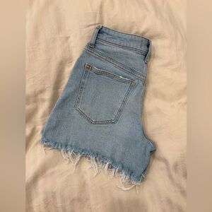 Madewell Light Blue Denim Shorts